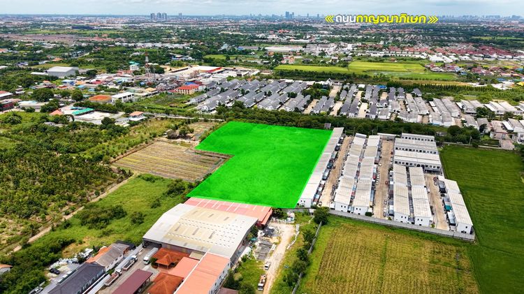ขายที่ดิน 10-3-53.3 ซอยกันตนา ติดถนน (เลียบคลองลาดละมุด) บางใหญ่ นนทบุรี รูปที่ 4