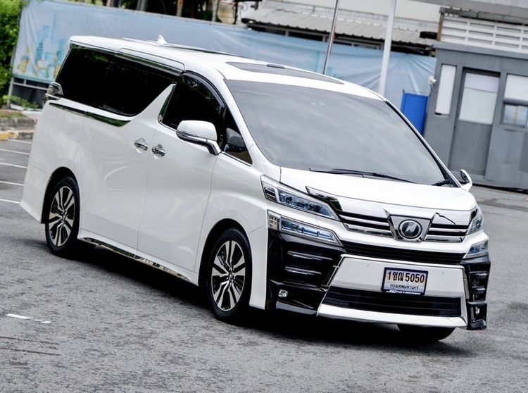 Toyota Vellfire 2019 2.5 Z G Edition Sedan เบนซิน ไม่ติดแก๊ส เกียร์อัตโนมัติ ขาว รูปที่ 3