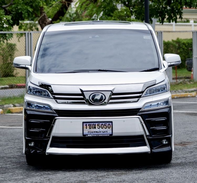 Toyota Vellfire 2019 2.5 Z G Edition Sedan เบนซิน ไม่ติดแก๊ส เกียร์อัตโนมัติ ขาว รูปที่ 2