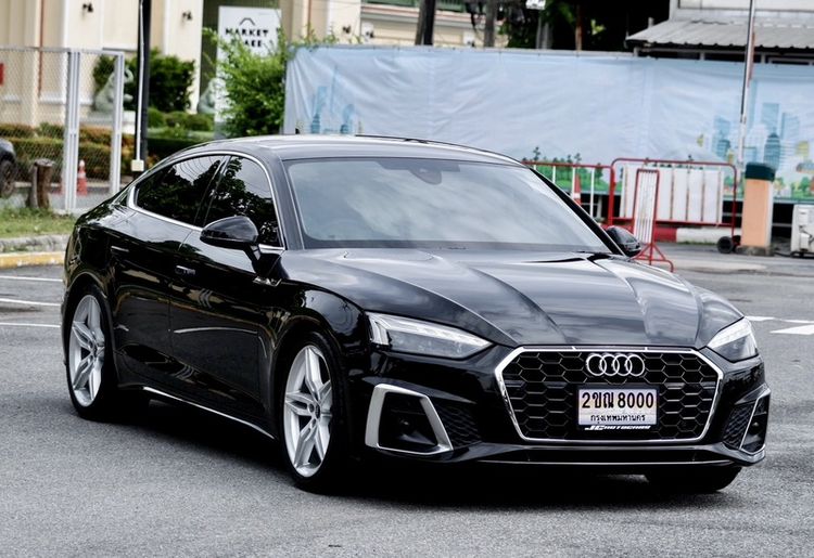 รถ Audi Audi A5  Sportback 40 TFSI S-Line สี ดำ