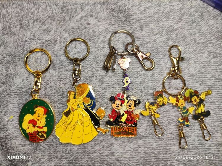 พวงกุญแจลิขสิทธิ์แท้ดิสนีย์(Official Disney) ทั้ง 4พวง