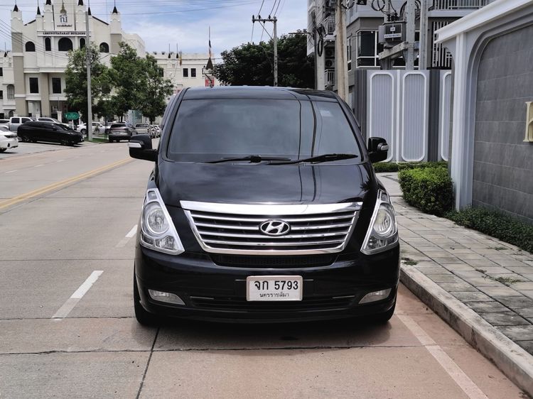 Hyundai Grand Starex 2012 2.5 VIP Van ดีเซล ไม่ติดแก๊ส เกียร์อัตโนมัติ ดำ รูปที่ 4