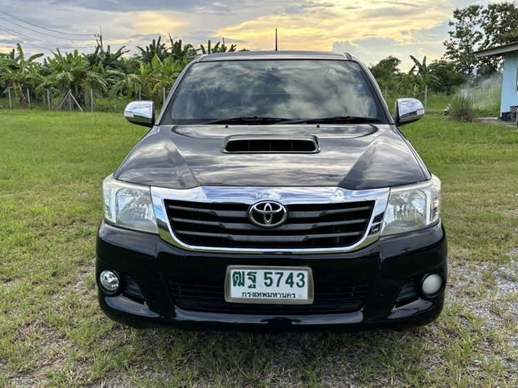 Toyota Hilux Vigo Champ 2011 Smart Cab 2.5 E Pickup ดีเซล ไม่ติดแก๊ส เกียร์ธรรมดา ดำ รูปที่ 2