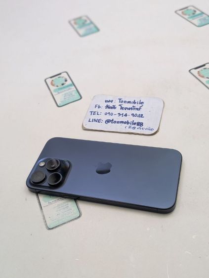 256 GB ขาย / เทิร์น iPhone 15 Pro Max 256 Blue ศูนย์ไทย มีตัวเครื่องอย่างเดียว ไม่มีอุปกรณ์อื่น สุขภาพแบต 82% ใช้งานปกติ เพียง 22,590 บาท ครับ