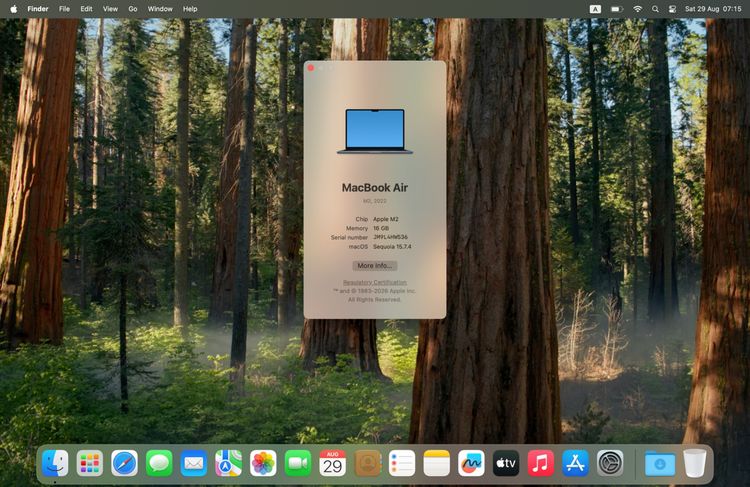 ขาย MacBook Air 13.6" M2 (2022) สี Midnight รูปที่ 3