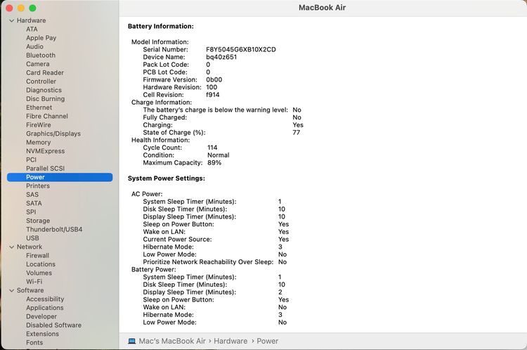 ขาย MacBook Air 13.6" M2 (2022) สี Midnight รูปที่ 5