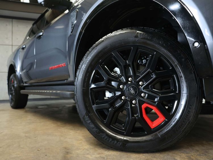 Ford Ranger 2024 2.0 Bi-Turbo Hi-Rider Storntrak Pickup ดีเซล ไม่ติดแก๊ส เกียร์อัตโนมัติ เทา รูปที่ 4