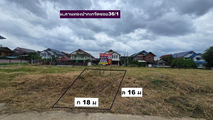 ขายที่ดินจัดสรรหลายแปลงสวยๆหมู่บ้านลานทอง หายากไม่ค่อยมีขาย นนทบุรี ติวานนท์-ปากเกร็ด 25 ด่วนที่สุด ไม่มีออกมาขายเลย ราคานี้ด้วยรับรอง