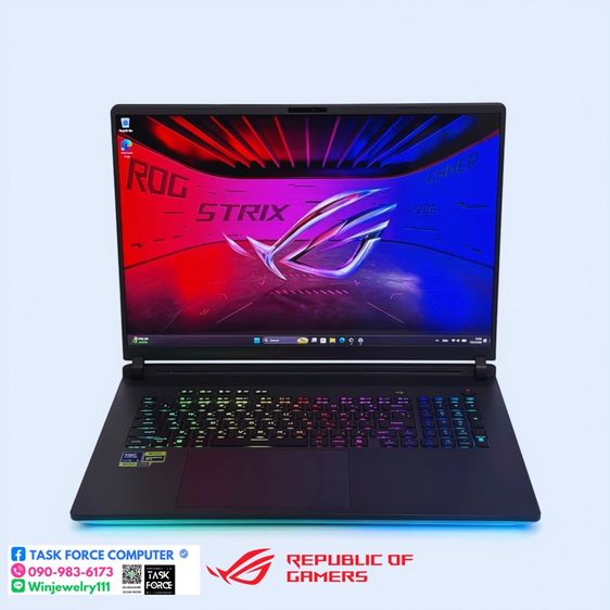 (RTX 5080) ASUS ROG STRIX G18 G815LW-S9112W - VOLT GREEN รูปที่ 2