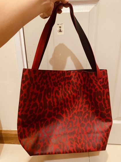 กระเป๋าEstée Lauder Leopard Tote Bag แท้ 💯 รูปที่ 3