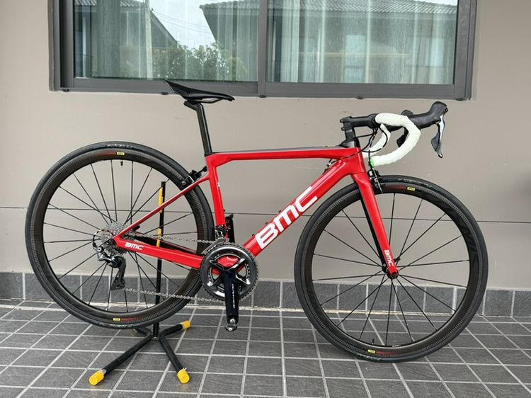 📋 [ขายจักรยานเสือหมอบคาร์บอนสเปคเทพ] BMC Teammachine SLR01 Team Size 47 + Dura-Ace R9100 + Mavic Cosmic Pro Carbonสายริมเบรคตัวท็อปสุดในตำนาน