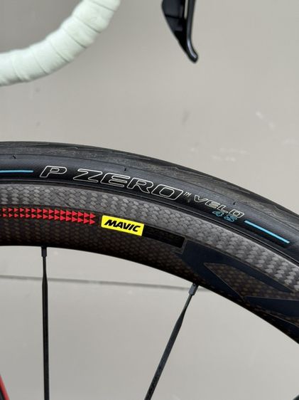 ล้อคาร์บอน Mavic Cosmic Pro Carbon SL (ริมเบรค)ตัวTopแถมยางตัวท็อป ,บันไดอมยิ้ม Wahoo Speedplay nano ตัวท็อป รูปที่ 5