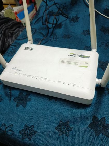 เร้าเตอร์ Wi-Fi 6 AX3000 ZTE ZXHN F6107A กระจายสัญญาณแรง สภาพสวยพร้อมใช้งาน