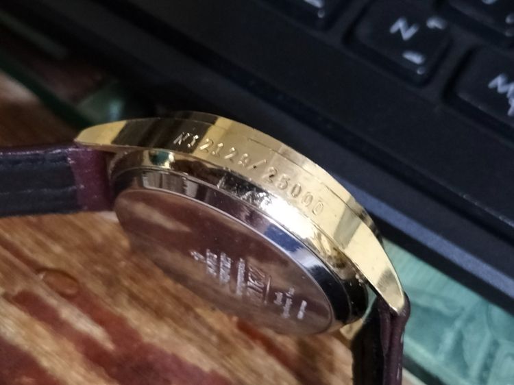 POLJOT 3133 Moscow-Rome mechanical Chronograph Soviet Made 1992's N12129-25000เรือน กะไหล่ทอง ไขลานจับเวลา ขนาด40-43 รูปที่ 4