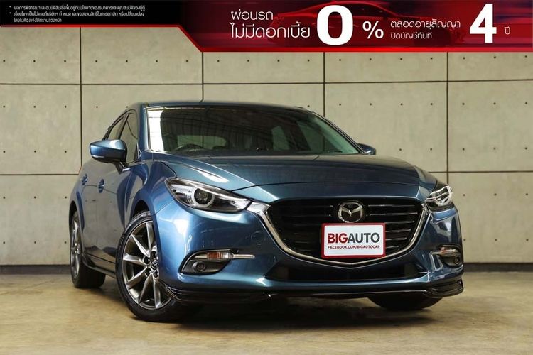 Mazda Mazda3 2017 2.0 SP Sports Sedan เบนซิน ไม่ติดแก๊ส เกียร์อัตโนมัติ น้ำเงิน