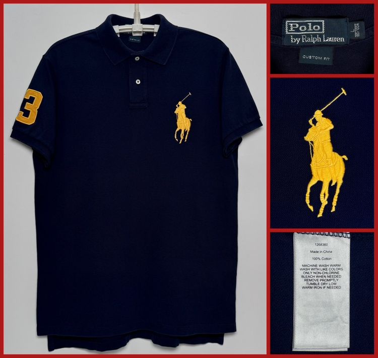 ⚠️ม้าใหญ่‼️เสื้อ POLO RALPH LAUREN ของแท้ ทรง CUSTOM FIT