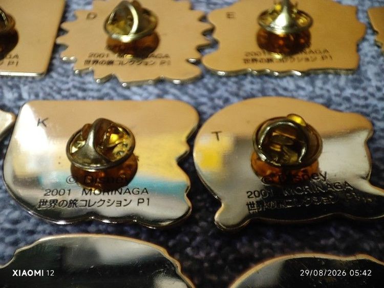 เข็มกลัดดิสนีย์ 20ชิ้น แท้จาก MORINAGA (ญี่ปุ่น) ในซีรีส์ Disney World Travel Collection ผลิตในปี ค.ศ. 2001 ผลิตที่ ญี่ปุ่นเป็นของแท้100%ราคา20อัน รูปที่ 8
