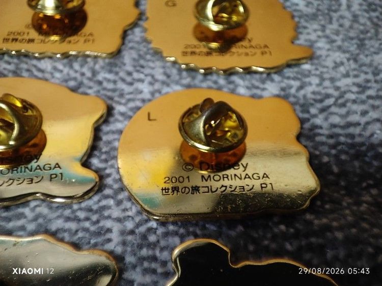 เข็มกลัดดิสนีย์ 20ชิ้น แท้จาก MORINAGA (ญี่ปุ่น) ในซีรีส์ Disney World Travel Collection ผลิตในปี ค.ศ. 2001 ผลิตที่ ญี่ปุ่นเป็นของแท้100%ราคา20อัน รูปที่ 12