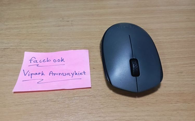 เมาส์ไวเลส logitech สภาพดี ใช้งานได้ปกติ รูปที่ 2