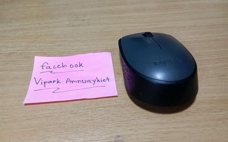เมาส์ไวเลส logitech สภาพดี ใช้งานได้ปกติ รูปที่ 3