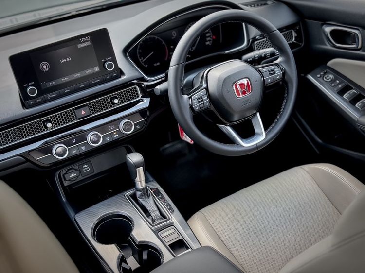 Honda Civic 2021 1.5 Turbo Sedan เบนซิน เกียร์อัตโนมัติ เทา รูปที่ 3