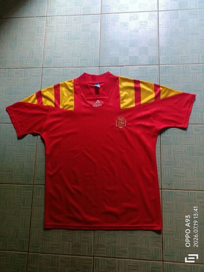 เสื้อเจอร์ซีย์ Adidas ไม่ระบุ แดง เสื้อทีมชาติ เสปน 1992