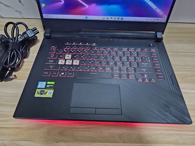 ROG STRIX i7-9750H+Ram8g+ GTX1050+15.6" FHD IPS+SSD512 สภาพดี พร้อมใช้งาน รูปที่ 3