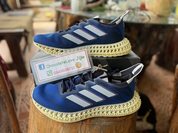 รองเท้าผ้าใบ ผ้าใบ UK 7 | EU 40 2/3 | US 8.5 น้ำเงิน 🔺adidas 4DFWD 🔺