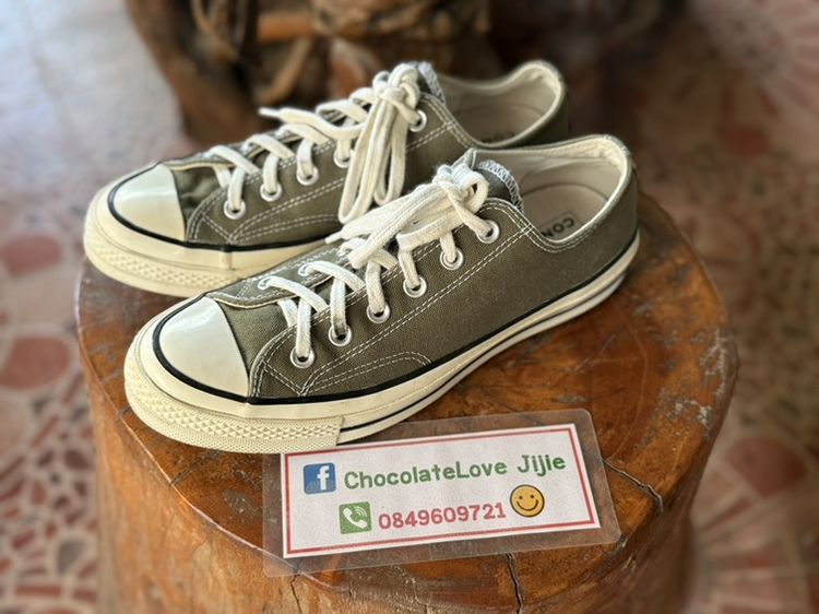 รองเท้าผ้าใบ UK 7 | EU 40 2/3 | US 7.5 เขียว 🔺Converse all star Chuck Taylor Repro 70S🔺