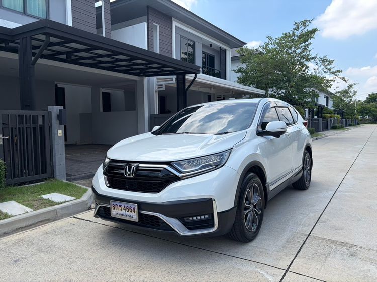 Honda CR-V 2021 2.4 EL 4WD Sedan เบนซิน ไม่ติดแก๊ส เกียร์อัตโนมัติ ขาว รูปที่ 3