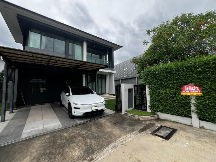 Sansiri ตกแต่งครบ 2020 🏡 Luxury Family Home for Rent Setthasiri Krungthep Kreetha Near Brighton   Wellington International School รูปที่ 2