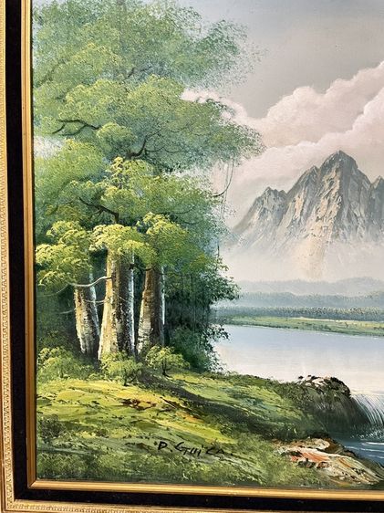 ภาพวาดสีน้ำมันรูปวิวทิวทัศน์ขนาดใหญ่ รูปที่ 3