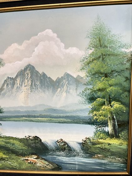 ภาพวาดสีน้ำมันรูปวิวทิวทัศน์ขนาดใหญ่ รูปที่ 4