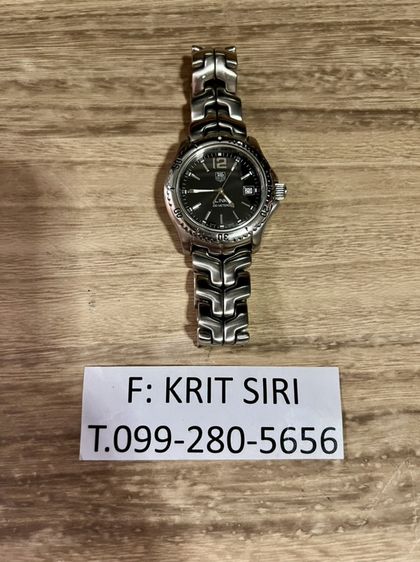 ขาย TAG HEUER LINK date black dial men'sขนาด kingsize หน้าดำ รุ่นฮิตตลอดกาล สภาพสวยมากหายากแล้วครับ นาฬิกาเพิ่งเซอร์วิสเปลี่ยนถ่าน swiss อย่างดีตรงรุ่น  รับประกั