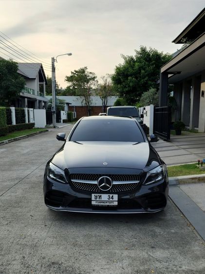 Mercedes-Benz C-Class 2019 C300 Sedan ปลั๊กอินไฮบริด (PHEV) ไม่ติดแก๊ส เกียร์อัตโนมัติ เทา