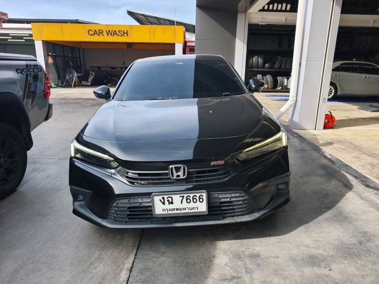 Honda Civic 2021 1.5 Turbo RS Sedan เบนซิน ไม่ติดแก๊ส เกียร์อัตโนมัติ ดำ รูปที่ 2