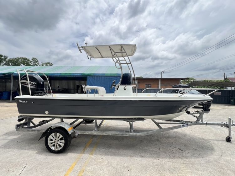 เรือสภาพใหม่มาก ขนาด19ฟุต เครื่องmercury หัวฉีด90hp สภาพพร้อมใช้งาน แค่เครื่องอย่างเดียวก็คุ้มแล้ว รูปที่ 3