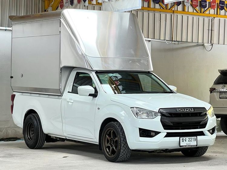 Isuzu D-MAX 2021 1.9 B Pickup ดีเซล ไม่ติดแก๊ส เกียร์ธรรมดา ขาว รูปที่ 2