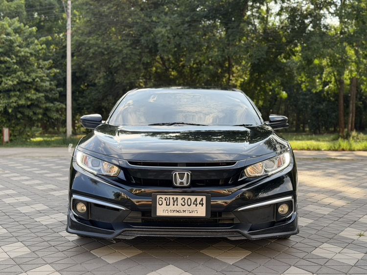Honda Civic 2020 1.8 EL i-VTEC Sedan เบนซิน ไม่ติดแก๊ส เกียร์อัตโนมัติ ดำ รูปที่ 2