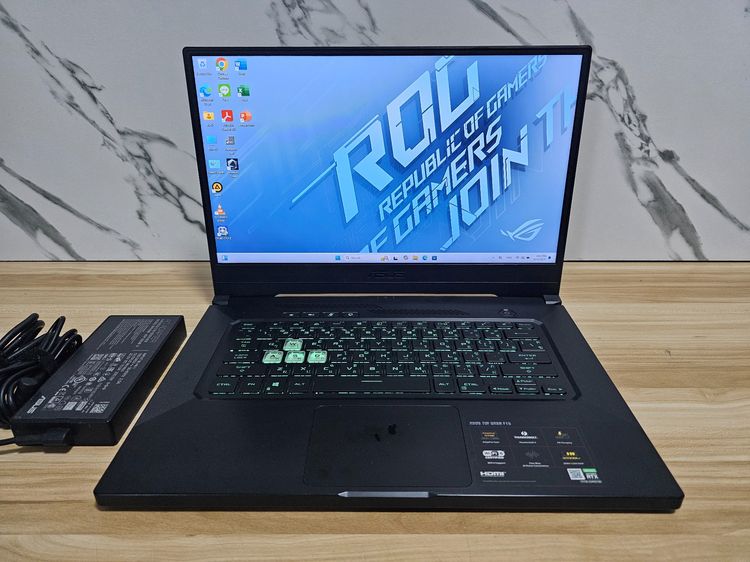 Asus TUF i5-11300H+ RTX 3060+Ram16G+ FHD IPS 144Hz เครื่องดี ใช้งานปกติ
