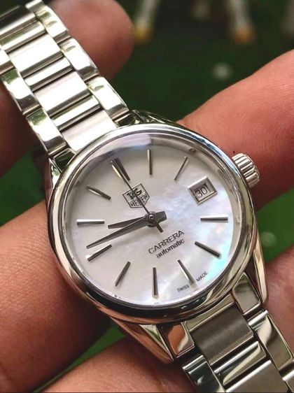 Tag Heuer Carrera Auto Calibre9 Lady White Monter Of Pearl Dial WAR2411🇨🇭🇨🇭 รูปที่ 2