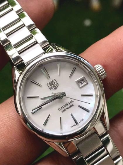 Tag Heuer Carrera Auto Calibre9 Lady White Monter Of Pearl Dial WAR2411🇨🇭🇨🇭 รูปที่ 5
