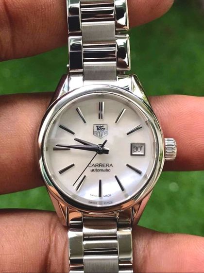 Tag Heuer Carrera Auto Calibre9 Lady White Monter Of Pearl Dial WAR2411🇨🇭🇨🇭 รูปที่ 6