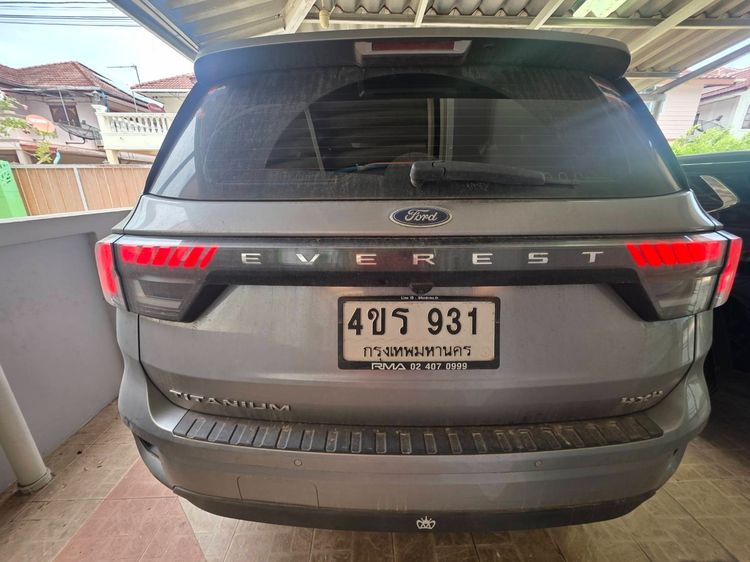 Ford Everest 2023 2.0 Titanium Plus 4WD Utility-car ดีเซล เกียร์อัตโนมัติ เทา รูปที่ 4
