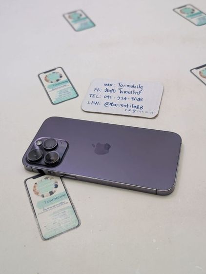 ขาย / เทิร์น iPhone 14 Pro Max 256 Purple ศูนย์ไทย อุปกรณ์ครบยกกล่อง ขาดสายชาร์จ สุขภาพแบต 77% เพียง 16,590 บาท รูปที่ 3