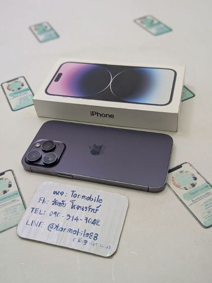ขาย / เทิร์น iPhone 14 Pro Max 256 Purple ศูนย์ไทย อุปกรณ์ครบยกกล่อง ขาดสายชาร์จ สุขภาพแบต 77% เพียง 16,590 บาท รูปที่ 2