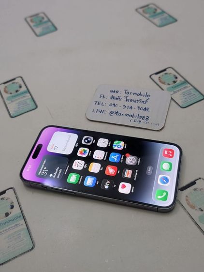 ขาย / เทิร์น iPhone 14 Pro Max 256 Purple ศูนย์ไทย อุปกรณ์ครบยกกล่อง ขาดสายชาร์จ สุขภาพแบต 77% เพียง 16,590 บาท รูปที่ 4