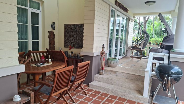 Land and Houses มีบางส่วน 2012 2-Story Detached house 93.2 sqw, Pak Kret Nanthawan-Prachachuen village รูปที่ 4
