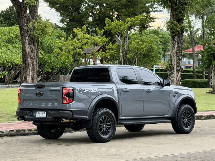 Ford Ranger 2022 Raptor 3.0L V6 Twin-Turbo EcoBoost 4x4 Pickup เบนซิน ไม่ติดแก๊ส เกียร์อัตโนมัติ เทา รูปที่ 4