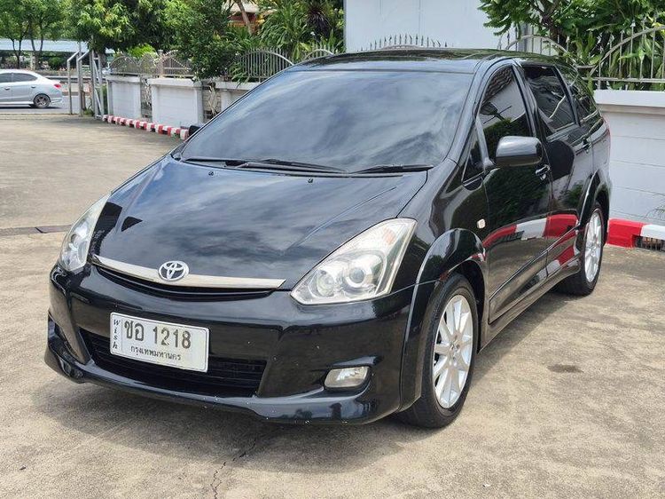Toyota Wish 2008 2.0 Q Limited Utility-car เบนซิน ไม่ติดแก๊ส เกียร์อัตโนมัติ ดำ